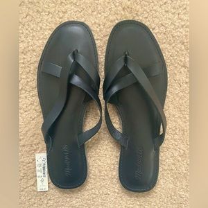 New Madewell Boardwalk sandals in Black size 9 1/2
